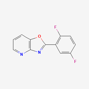 2-(2,5-Difluorophenyl)oxazolo[4,5-b]pyridine