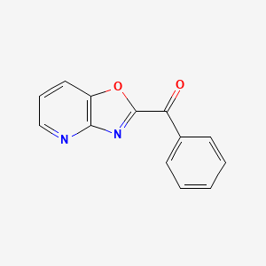 molecular formula C13H8N2O2 B3270282 Oxazolo[4,5-b]pyridin-2-yl(phenyl)methanone CAS No. 52333-91-2