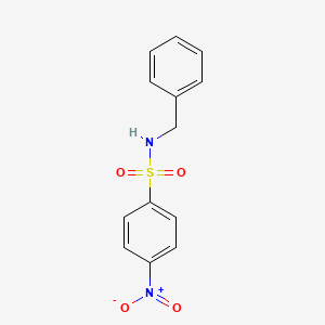 molecular formula C13H12N2O4S B3270295 N-benzyl-4-nitrobenzenesulfonamide CAS No. 52374-25-1