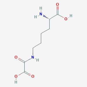 molecular formula C8H14N2O5 B3270300 L-Lysine, N6-(carboxycarbonyl)- CAS No. 5238-83-5