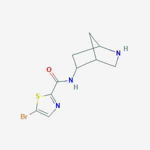 molecular formula C10H12BrN3OS B3270311 N-(2-Azabicyclo[2.2.1]heptan-5-yl)-5-bromothiazole-2-carboxamide CAS No. 524016-10-2