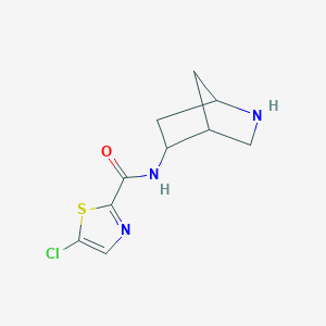 molecular formula C10H12ClN3OS B3270318 N-(2-Azabicyclo[2.2.1]heptan-5-yl)-5-chlorothiazole-2-carboxamide CAS No. 524016-11-3