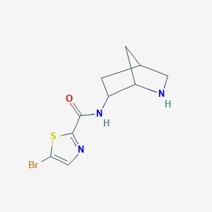 molecular formula C10H12BrN3OS B3270324 N-(2-Azabicyclo[2.2.1]heptan-6-yl)-5-bromothiazole-2-carboxamide CAS No. 524017-40-1
