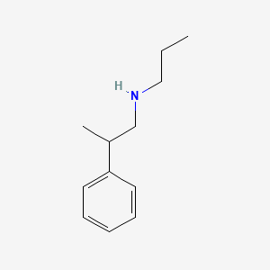 molecular formula C12H19N B3270361 (2-Phenylpropyl)(propyl)amine CAS No. 52497-70-8