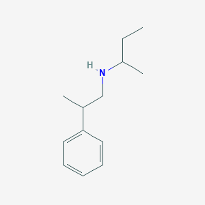 molecular formula C13H21N B3270364 (Butan-2-yl)(2-phenylpropyl)amine CAS No. 52497-73-1