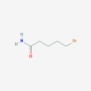 molecular formula C5H10BrNO B3270386 5-Bromopentanamide CAS No. 52534-24-4