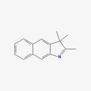 molecular formula C15H15N B3270407 2,3,3-Trimethylbenzo[f]indole CAS No. 52568-84-0