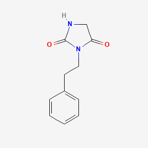 molecular formula C11H12N2O2 B3270417 3-(2-Phenylethyl)imidazolidine-2,4-dione CAS No. 52632-02-7