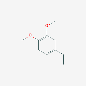molecular formula C10H16O2 B3270432 4-Ethyl-1,2-dimethoxycyclohexa-1,4-diene CAS No. 52662-22-3