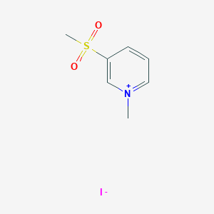 3-(Methanesulfonyl)-1-methylpyridin-1-ium iodide