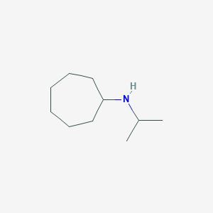 molecular formula C10H21N B3270460 N-Isopropylcycloheptanamine CAS No. 52703-18-1