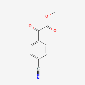 molecular formula C10H7NO3 B3270496 Methyl 2-(4-cyanophenyl)-2-oxoacetate CAS No. 52798-47-7