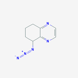 molecular formula C8H9N5 B3270533 5-Azido-5,6,7,8-tetrahydroquinoxaline CAS No. 528852-08-6