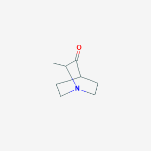 molecular formula C8H13NO B3270544 2-甲基奎宁环-3-酮 CAS No. 5291-14-5