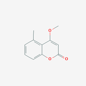 molecular formula C11H10O3 B3270597 4-Methoxy-5-methyl-2H-chromen-2-one CAS No. 53091-74-0