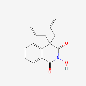 molecular formula C15H15NO3 B3270656 4,4-Diallyl-2-hydroxyisoquinoline-1,3(2H,4H)-dione CAS No. 53204-51-6