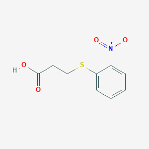 3-[(2-Nitrophenyl)sulfanyl]propanoic acid