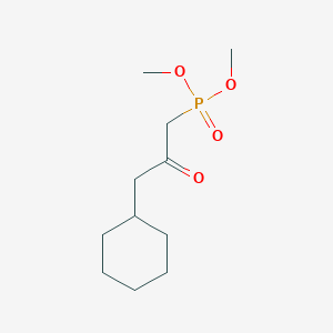 molecular formula C11H21O4P B3270704 Dimethyl (3-cyclohexyl-2-oxopropyl)phosphonate CAS No. 53273-28-2