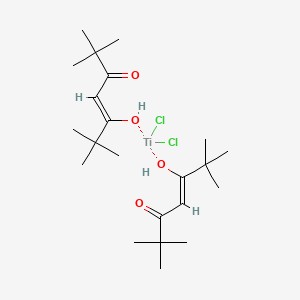 Dichlorotitanium;(Z)-5-hydroxy-2,2,6,6-tetramethylhept-4-en-3-one