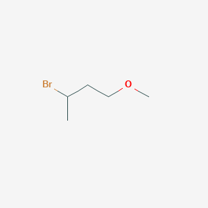 molecular formula C5H11BrO B3270779 3-Bromo-1-methoxybutane CAS No. 53424-50-3
