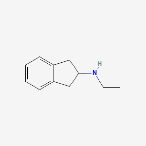 molecular formula C11H15N B3270821 N-ethyl-2,3-dihydro-1H-inden-2-amine CAS No. 53545-50-9