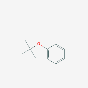 molecular formula C14H22O B3270823 Benzene, 1-(1,1-dimethylethoxy)-2-(1,1-dimethylethyl)- CAS No. 5355-84-0