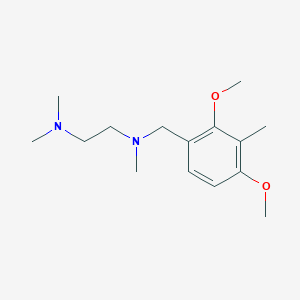 N'-[(2,4-dimethoxy-3-methylphenyl)methyl]-N,N,N'-trimethylethane-1,2-diamine