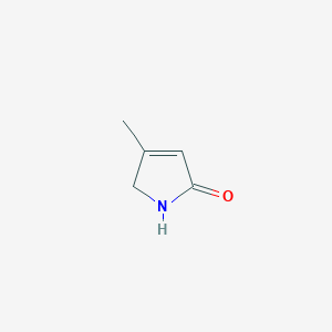 molecular formula C5H7NO B3270858 4-Methyl-3-pyrrolin-2-one CAS No. 53598-99-5