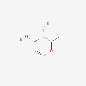 molecular formula C6H10O3 B3270877 2-甲基-3,4-二氢-2H-吡喃-3,4-二醇 CAS No. 53657-42-4
