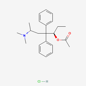 molecular formula C23H32ClNO2 B3270960 alpha-Acetylmethadol hydrochloride CAS No. 53757-35-0