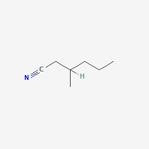 molecular formula C7H13N B3270982 3-Methylhexanenitrile CAS No. 53783-89-4