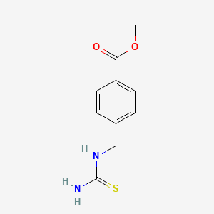molecular formula C10H12N2O2S B3271129 Methyl 4-(thioureidomethyl)benzoate CAS No. 540737-38-0