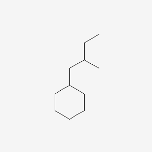 molecular formula C11H22 B3271151 (2-Methylbutyl)cyclohexane CAS No. 54105-77-0