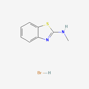 molecular formula C8H9BrN2S B3271173 N-methyl-1,3-benzothiazol-2-amine hydrobromide CAS No. 54237-38-6