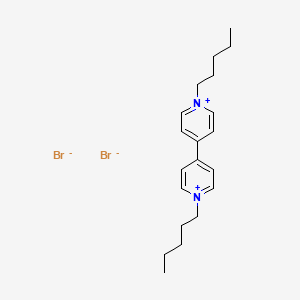 molecular formula C20H30Br2N2 B3271231 4,4'-Bipyridinium, 1,1'-dipentyl-, dibromide CAS No. 54391-26-3