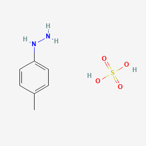 molecular formula C7H12N2O4S B3271286 p-Tolylhydrazinium sulphate CAS No. 54476-55-0