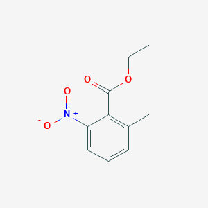 molecular formula C10H11NO4 B3271297 Ethyl 2-methyl-6-nitrobenzoate CAS No. 54526-00-0