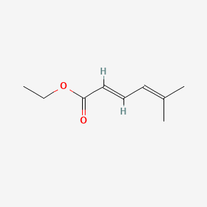 molecular formula C9H14O2 B3271309 Ethyl (2E)-5-methylhexa-2,4-dienoate CAS No. 54542-32-4