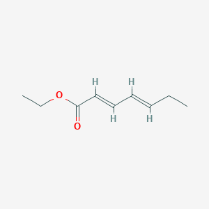 molecular formula C9H14O2 B3271317 2,4-Heptadienoic acid ethyl ester CAS No. 54542-33-5