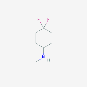 molecular formula C7H13F2N B3271334 (4,4-Difluoro-cyclohexyl)-methyl-amine CAS No. 546093-43-0