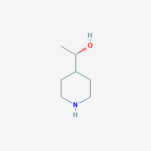 molecular formula C7H15NO B3271336 (1S)-1-(piperidin-4-yl)ethan-1-ol CAS No. 546093-46-3