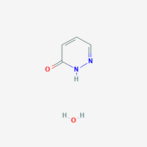 molecular formula C4H6N2O2 B3271345 1H-Pyridazin-6-one hydrate CAS No. 5463-28-5