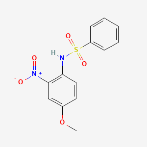 n-(4-Methoxy-2-nitrophenyl)benzenesulfonamide