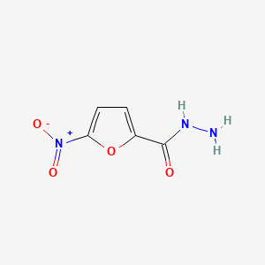 molecular formula C5H5N3O4 B3271388 5-Nitrofuran-2-carbohydrazide CAS No. 5469-78-3