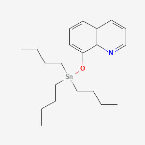 molecular formula C21H33NOSn B3271436 8-[(Tributylstannyl)oxy]quinoline CAS No. 5488-45-9