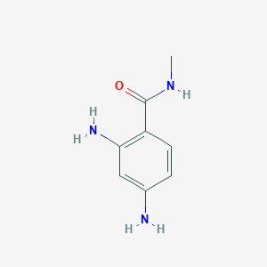 molecular formula C8H11N3O B3271440 2,4-diamino-N-methylbenzamide CAS No. 54884-17-2