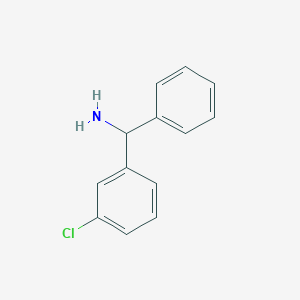 molecular formula C13H12ClN B3271562 (3-Chlorophenyl)(phenyl)methanamine CAS No. 55095-14-2