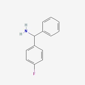 molecular formula C13H12FN B3271572 (4-氟苯基)(苯基)甲胺 CAS No. 55095-26-6
