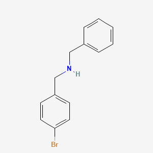 molecular formula C14H14BrN B3271577 N-苄基-1-(4-溴苯基)甲胺 CAS No. 55096-89-4