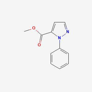 molecular formula C11H10N2O2 B3271608 2-Phenyl-2H-pyrazole-3-carboxylic acid methyl ester CAS No. 55115-07-6